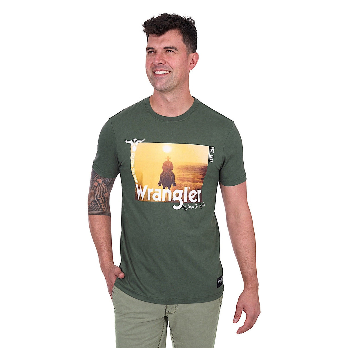 Wrangler Men’s Andre Tee - Cypress