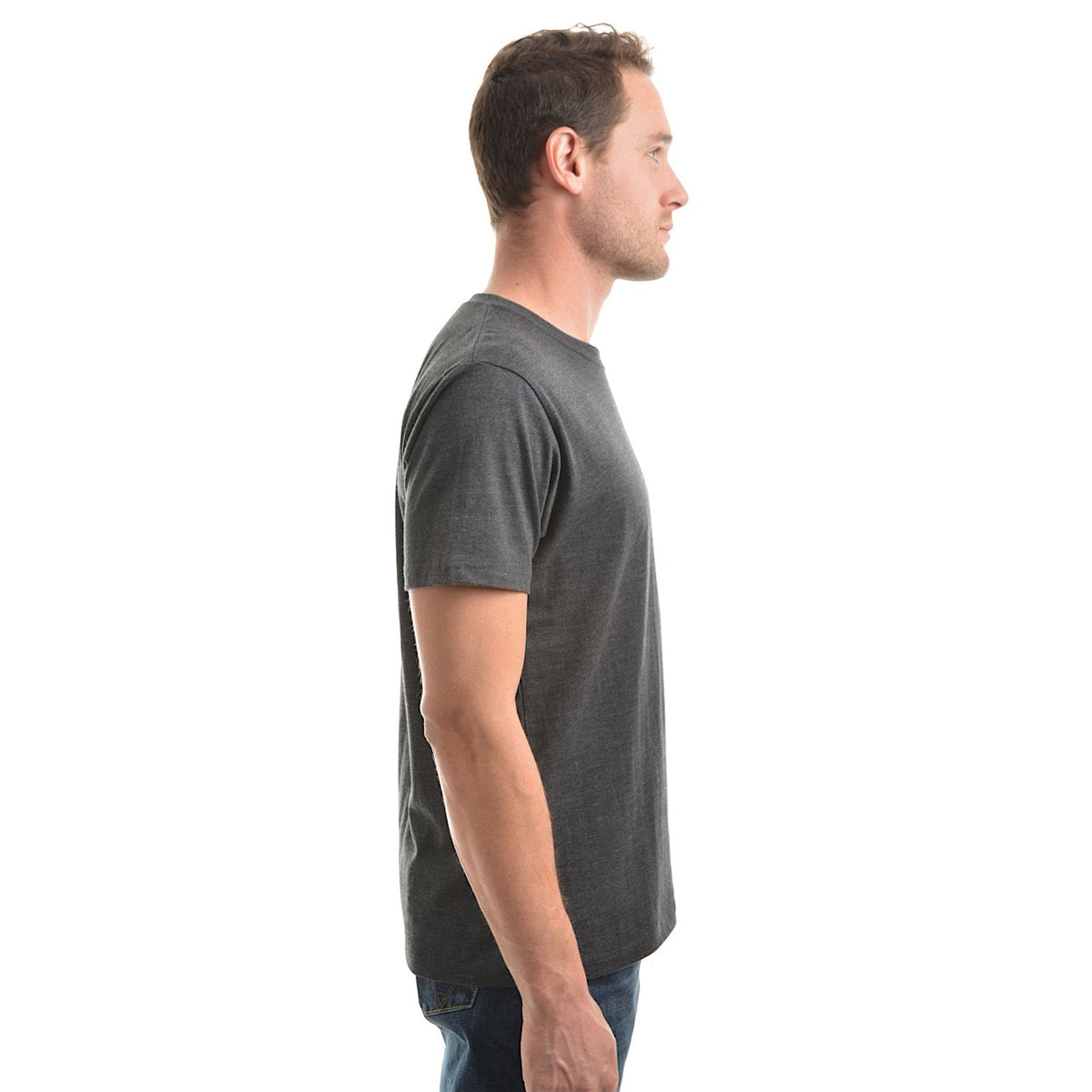 Wrangler Men’s Angus Tee Charcoal Marle