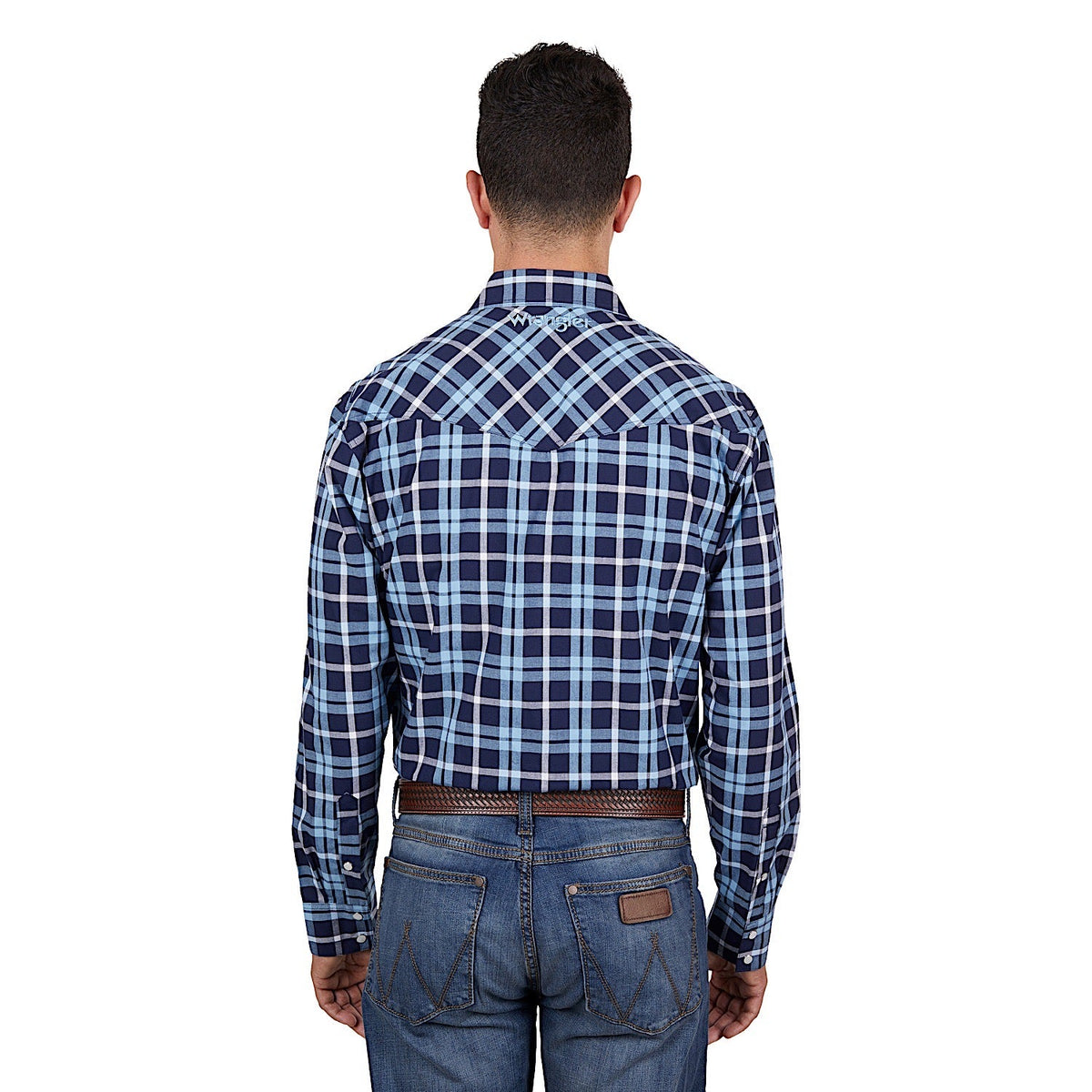 Wrangler Men’s Ben Logo Shirt Navy/Blue