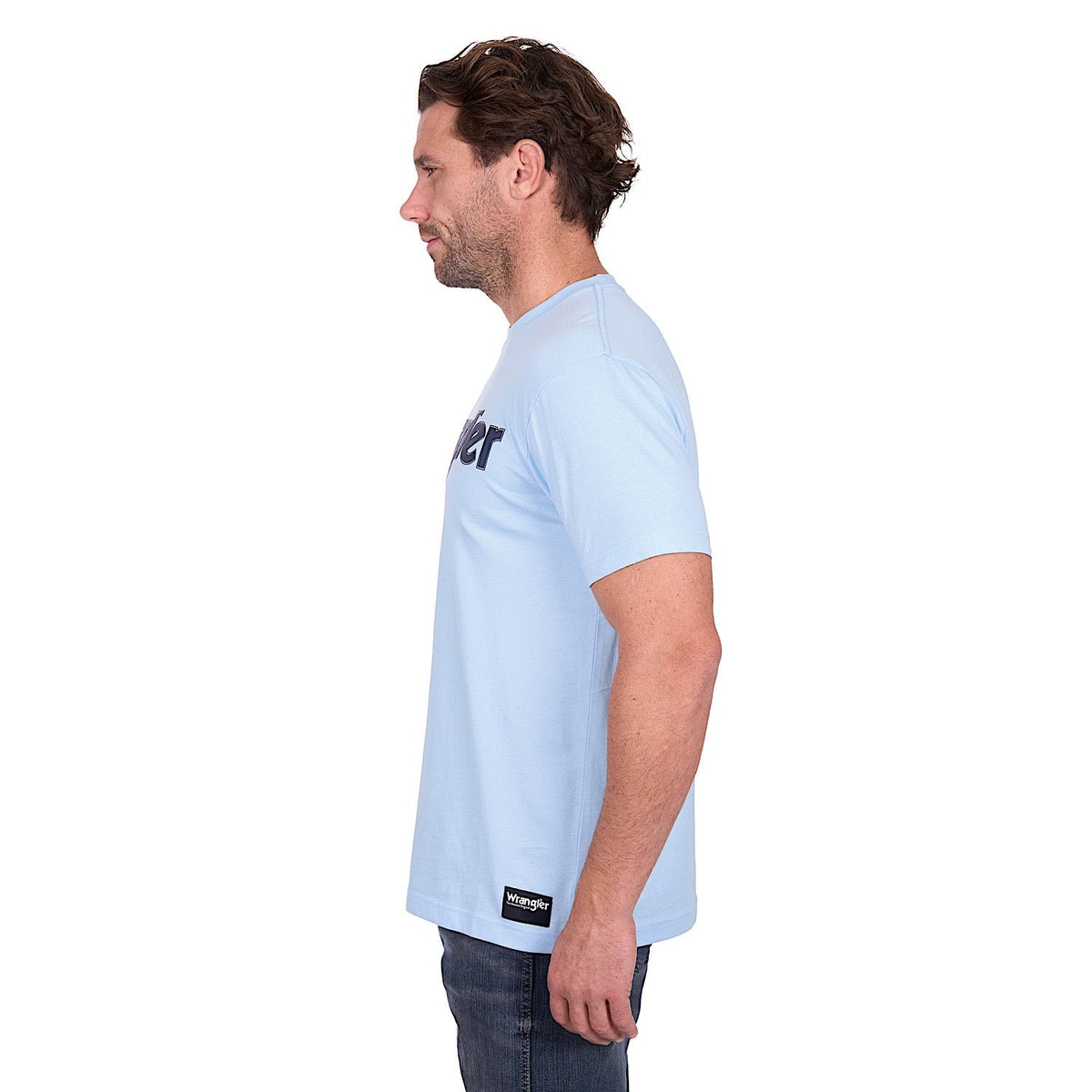 Wrangler Men’s Blake T-Shirt - Light Blue
