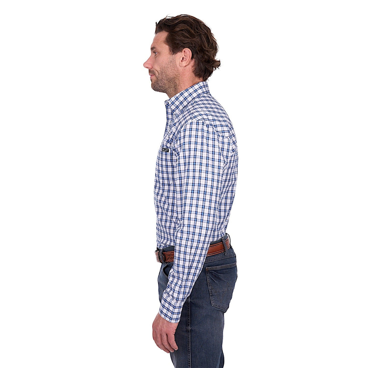 Wrangler Men’s Bob Shirt - Navy/Blue