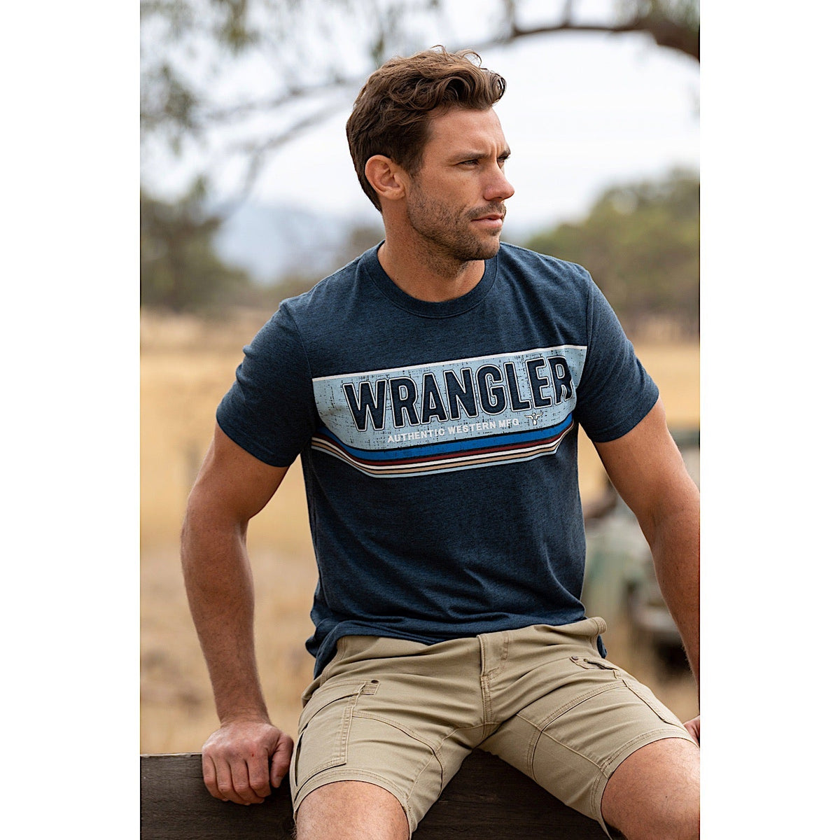 Wrangler Men’s Bolton Tee Navy Marle