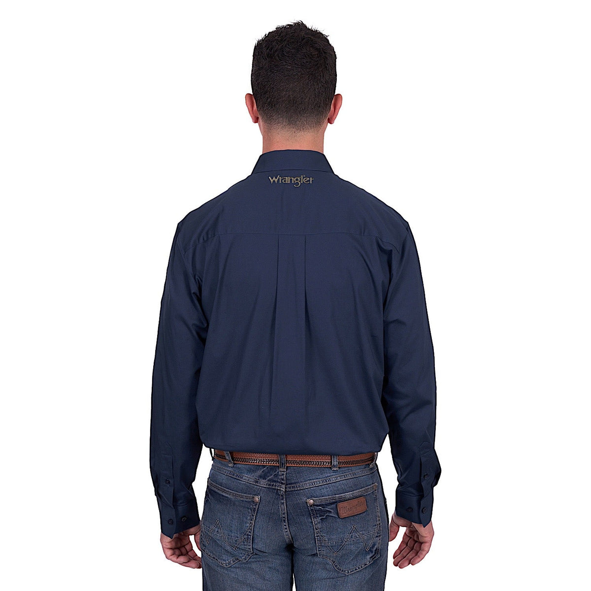Wrangler Men’s Brad Logo Shirt - Navy
