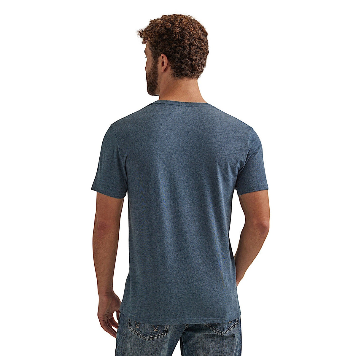 Wrangler Men’s Buckle Graphic Tee - Navy Heather