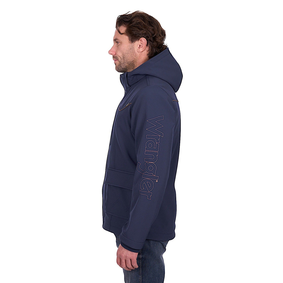Wrangler Men’s Cade Softshell Jacket - Navy
