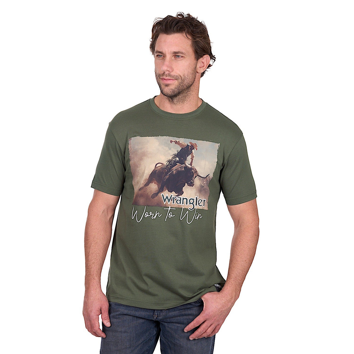 Wrangler Men’s Carlos T-Shirt - Cypress