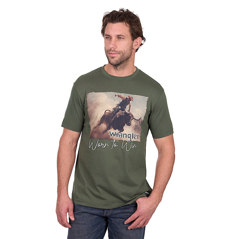 Wrangler Men’s Carlos T-Shirt - Cypress