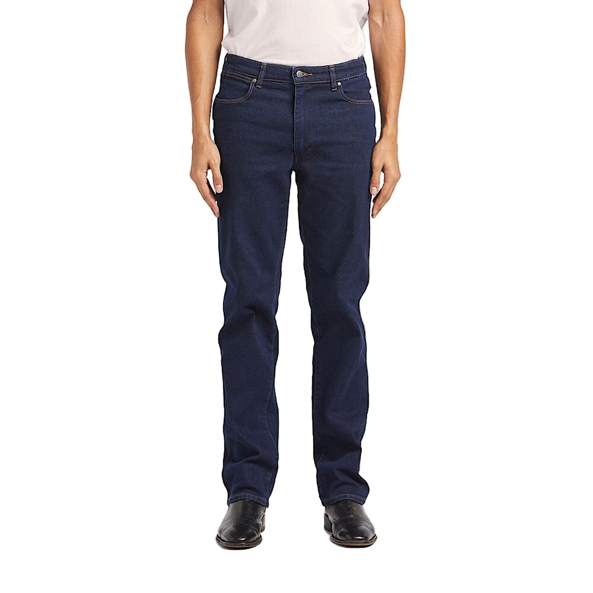 Wrangler Mens Classic Straight Leg Jean - Original Rinse Indigo