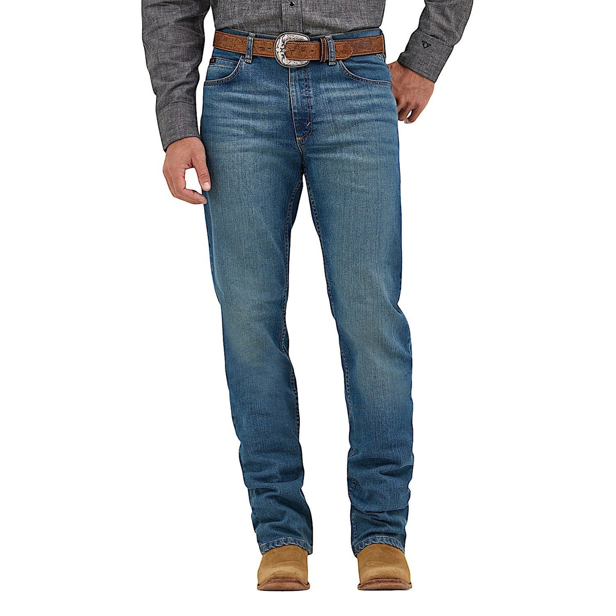 Wrangler Men’s Cody 01 Relaxed Fit Jean - Bluestone