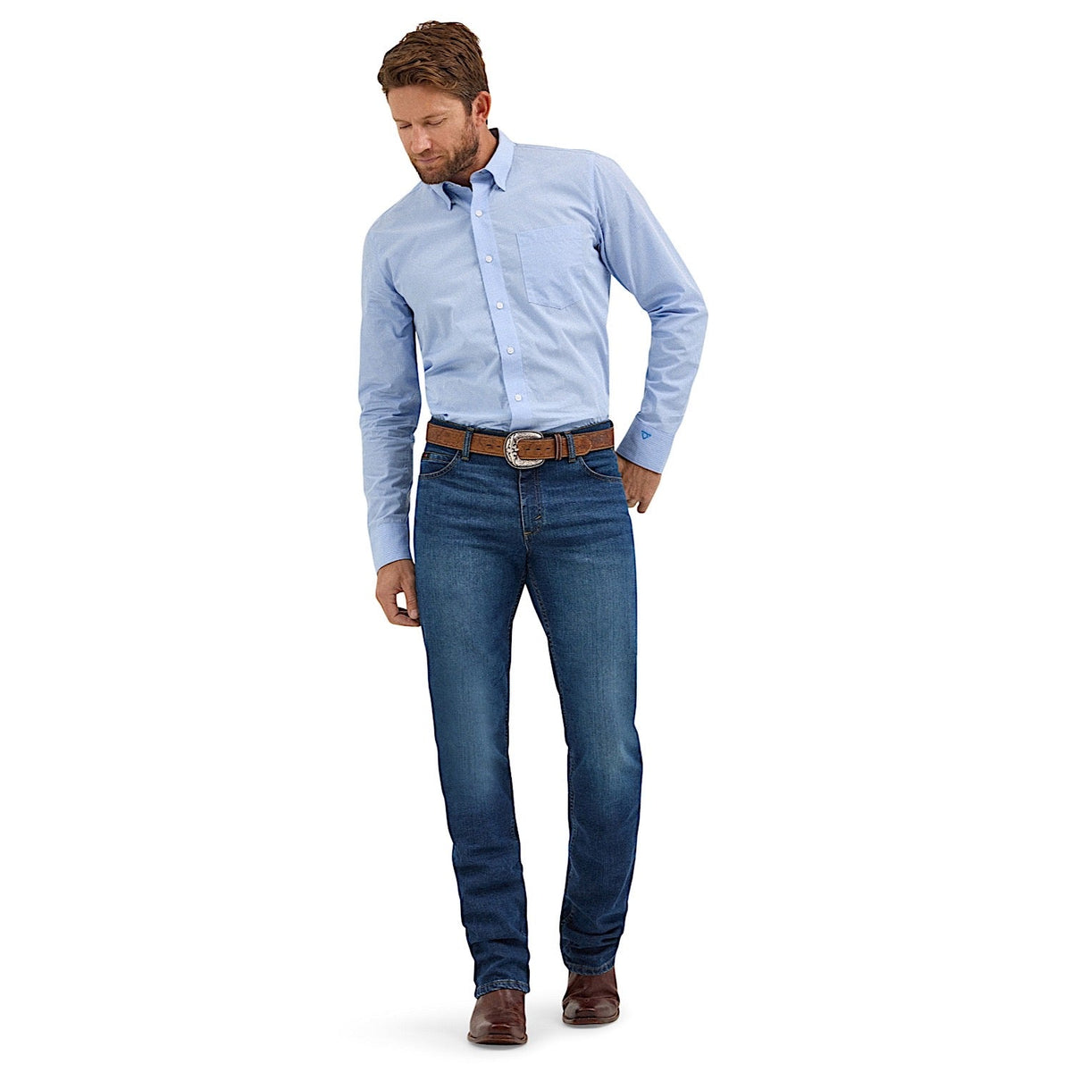 Wrangler Men’s Cody Johnson 20X Advanced Comfort 02 Competition Regular Fit Jean - Moonlight