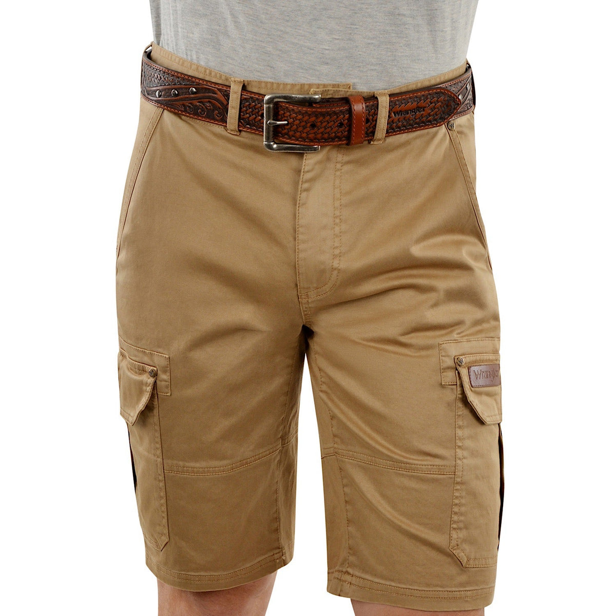 Wrangler Mens Cooper Cargo Short Sand