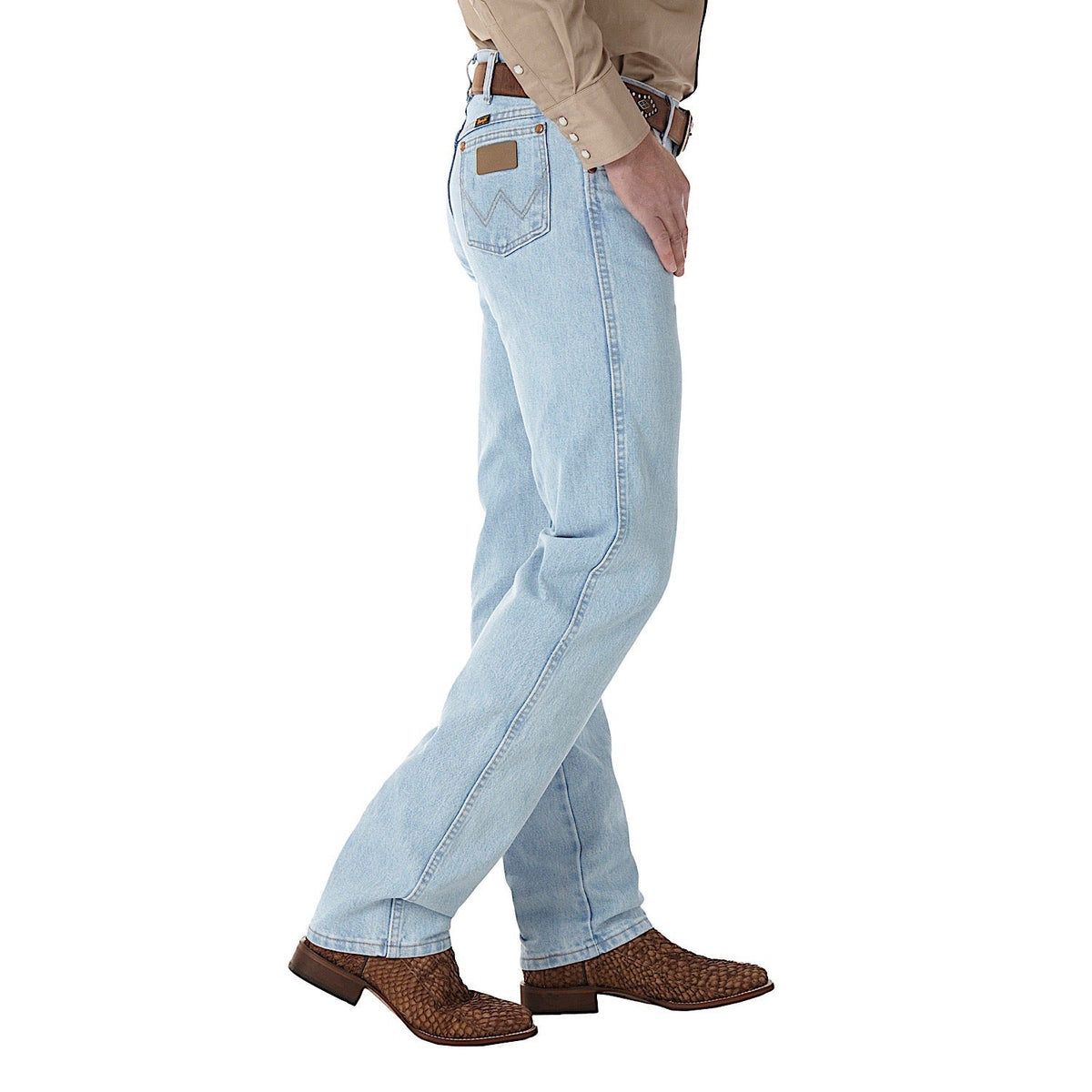 Wrangler Men’s Cowboy Cut Original Fit Jean - Bleach