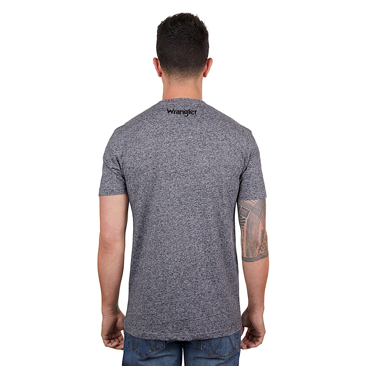 Wrangler Men’s David Tee Charcoal Marle