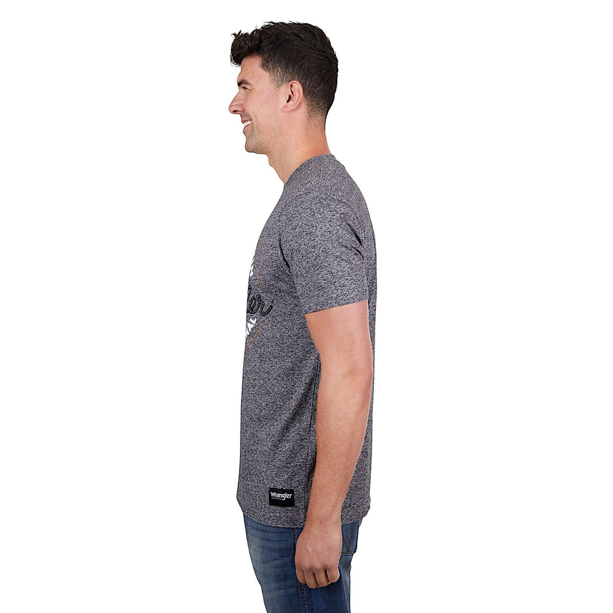 Wrangler Men’s David Tee Charcoal Marle