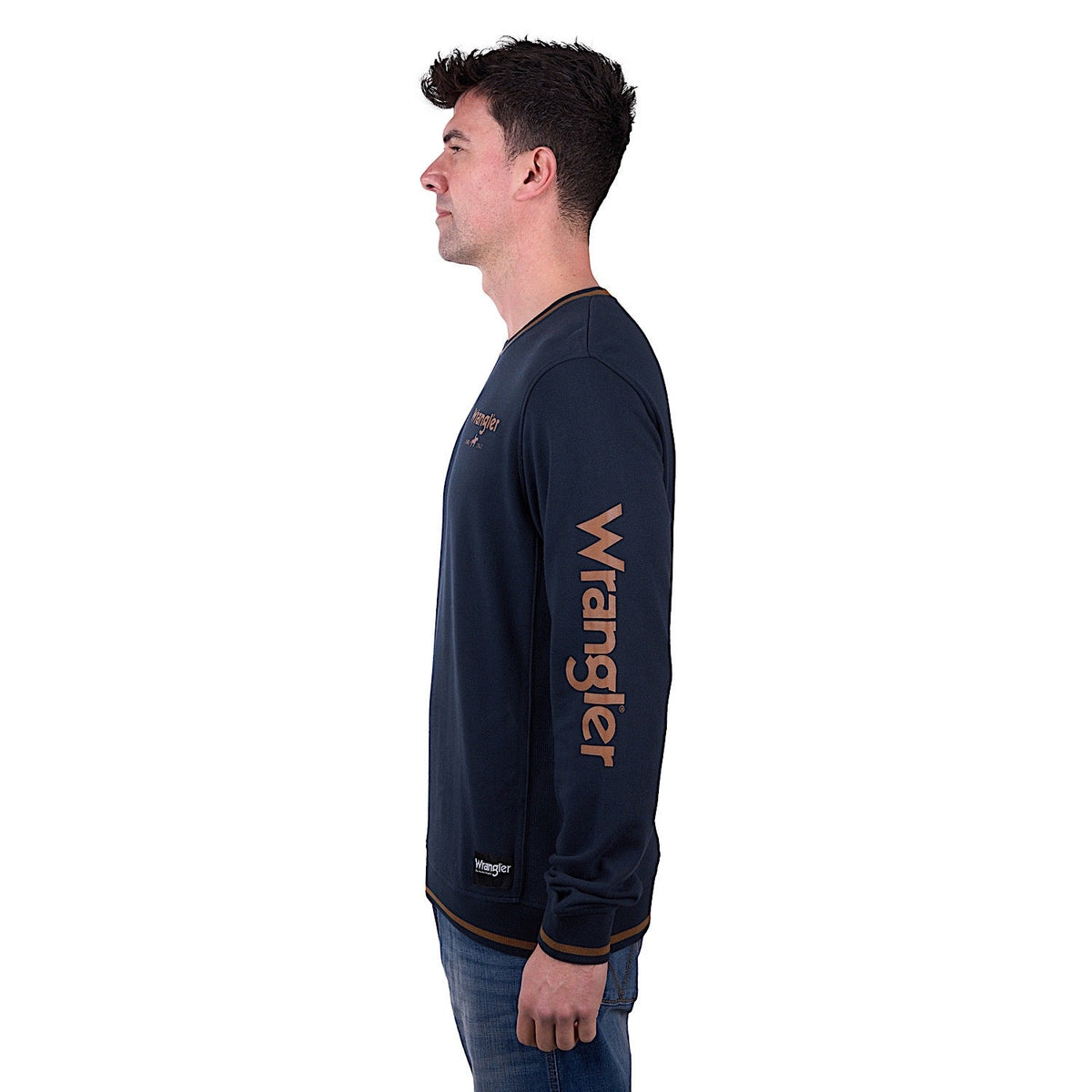 Wrangler Men’s Dion Crew - Navy