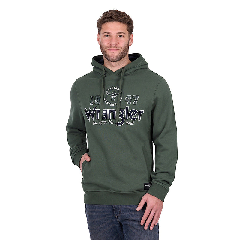 Wrangler Men’s Glen Hoodie - Cypress