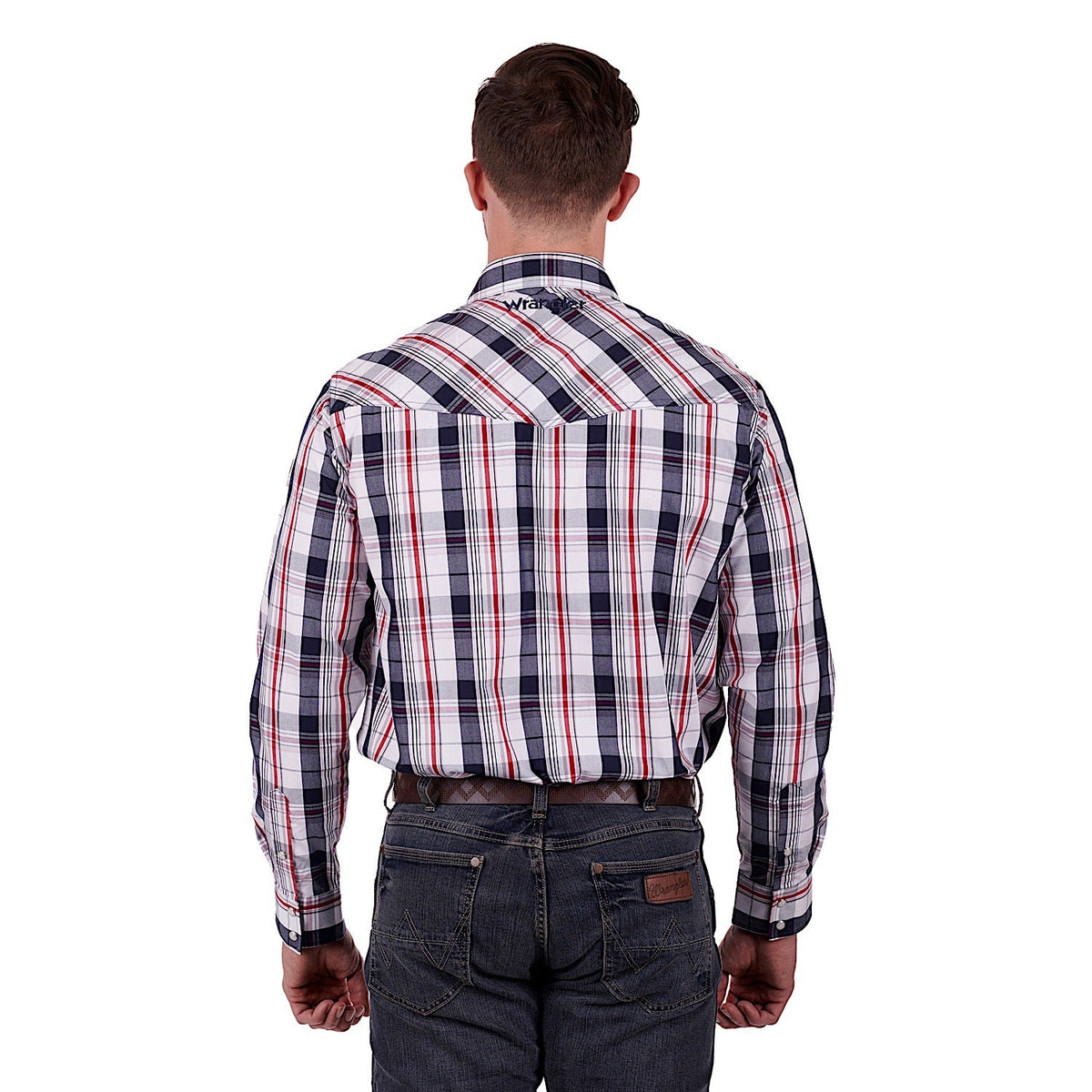 Wrangler Men’s Hume Shirt Navy/Red