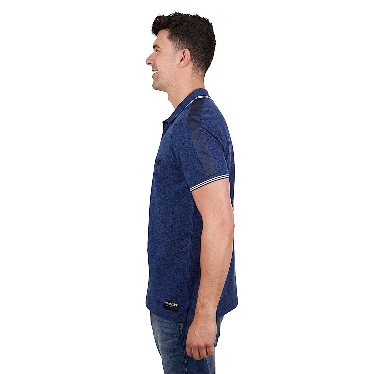 Wrangler Men’s Jackson Polo Navy Marle