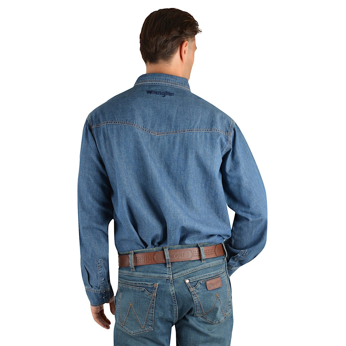 Wrangler Men’s Jay Denim Shirt Denim