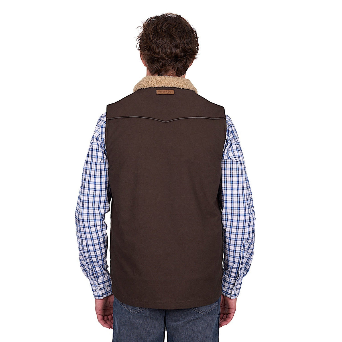 Wrangler Men’s Jerome Vest - Chocolate