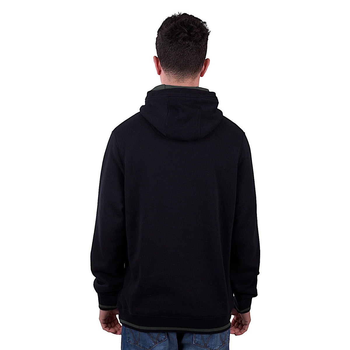 Wrangler Men’s Leon Pullover Hoodie - Black