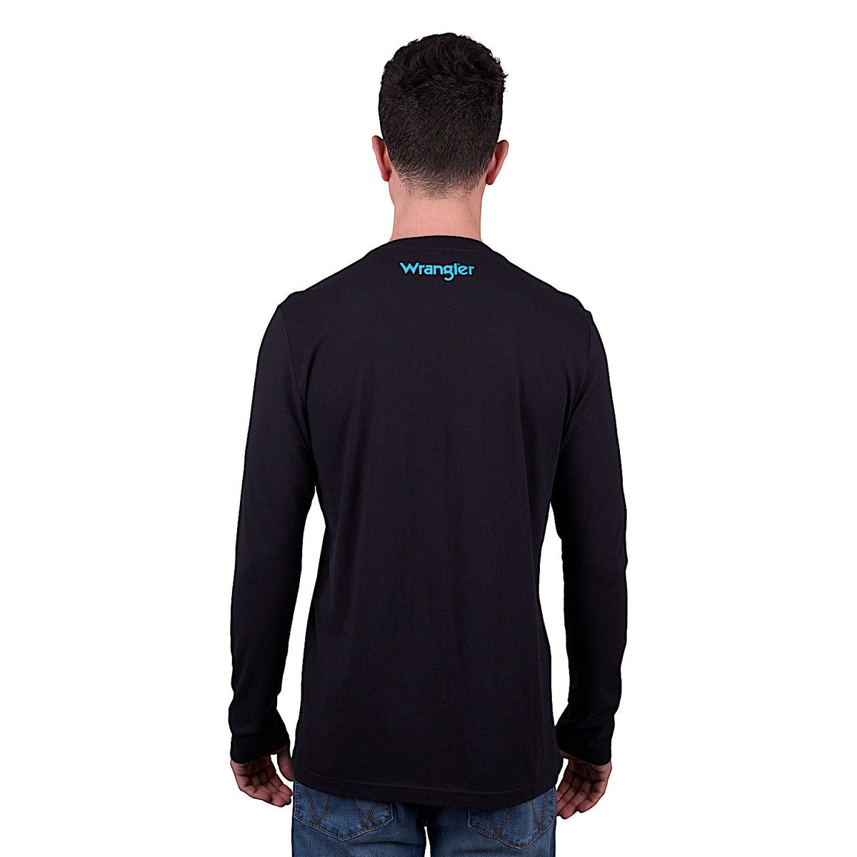 Wrangler Men’s Liam Long Sleeve Tee - Black