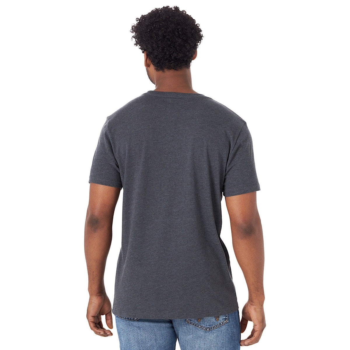 Wrangler Men’s Logo Tee - Charcoal Heather