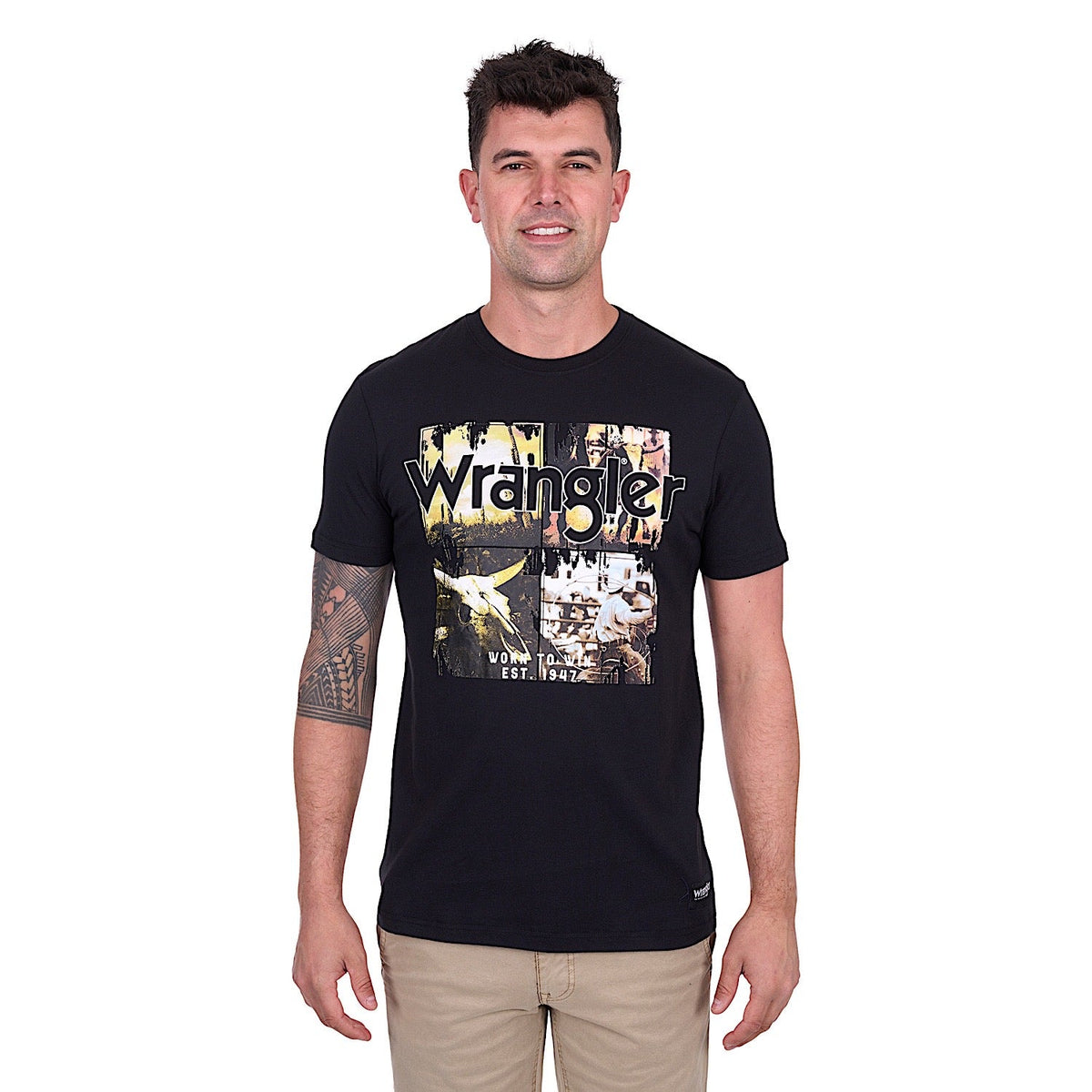 Wrangler Men’s Luis Tee - Black