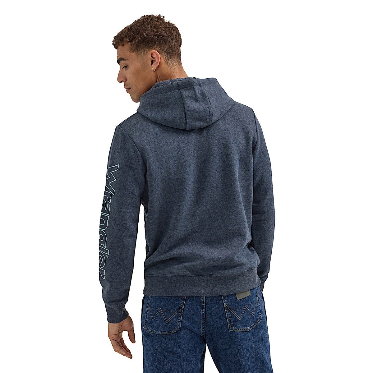 Wrangler Men’s Mountain Crest Hoodie - Dark Sapphire