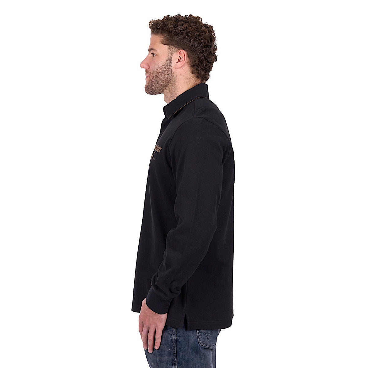 Wrangler Men’s Nash Rugby - Black
