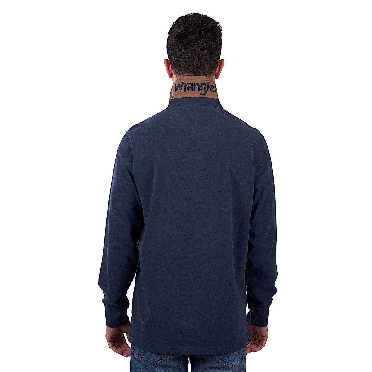 Wrangler Men’s Nash Rugby - Navy