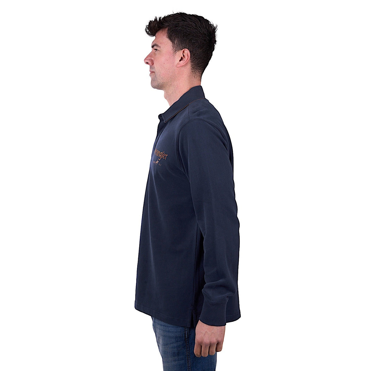 Wrangler Men’s Nash Rugby - Navy