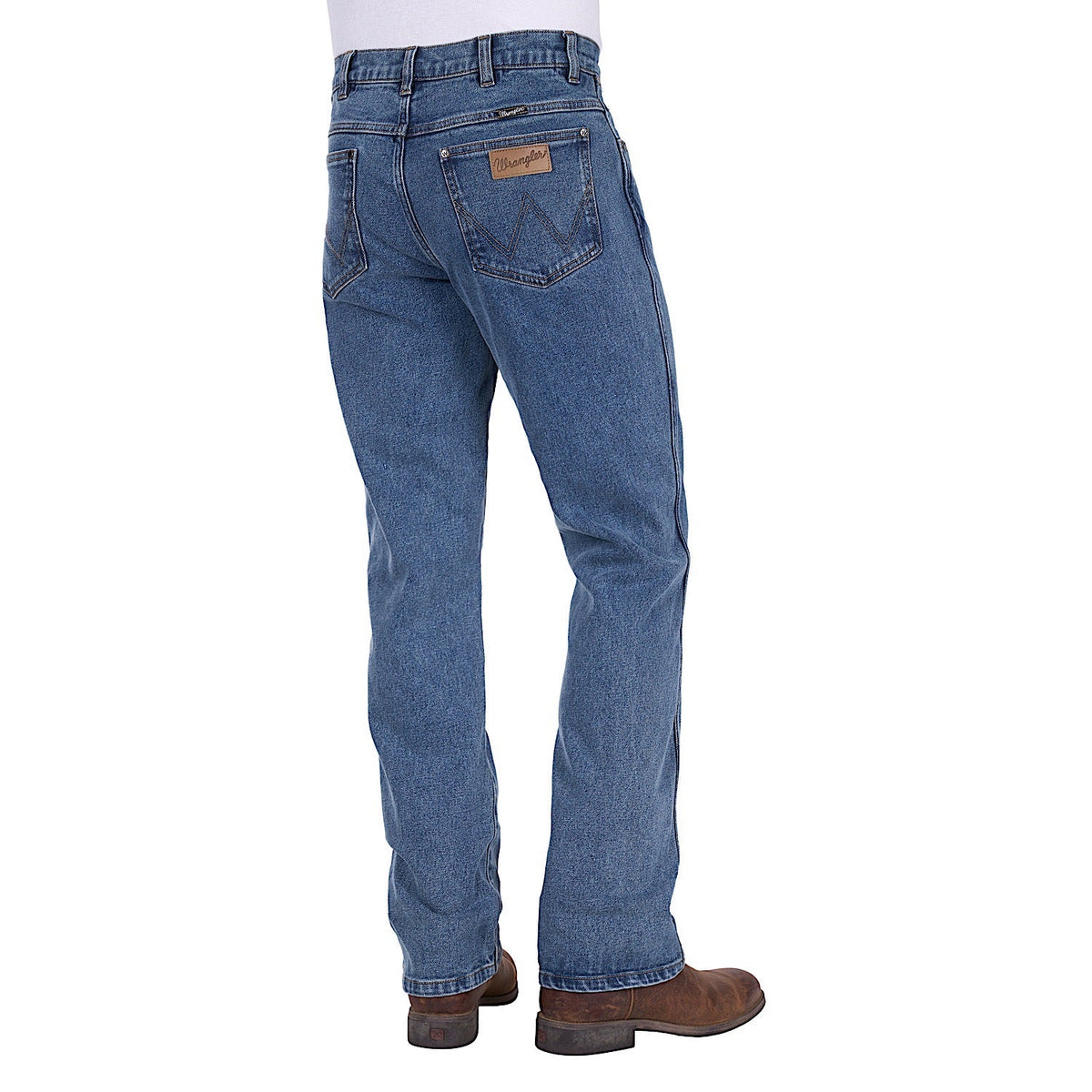 Wrangler Men’s Reg Boot Cut Jean - Original Stone
