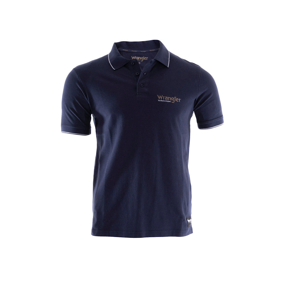 Wrangler Men’s Ryder Logo Polo - Navy