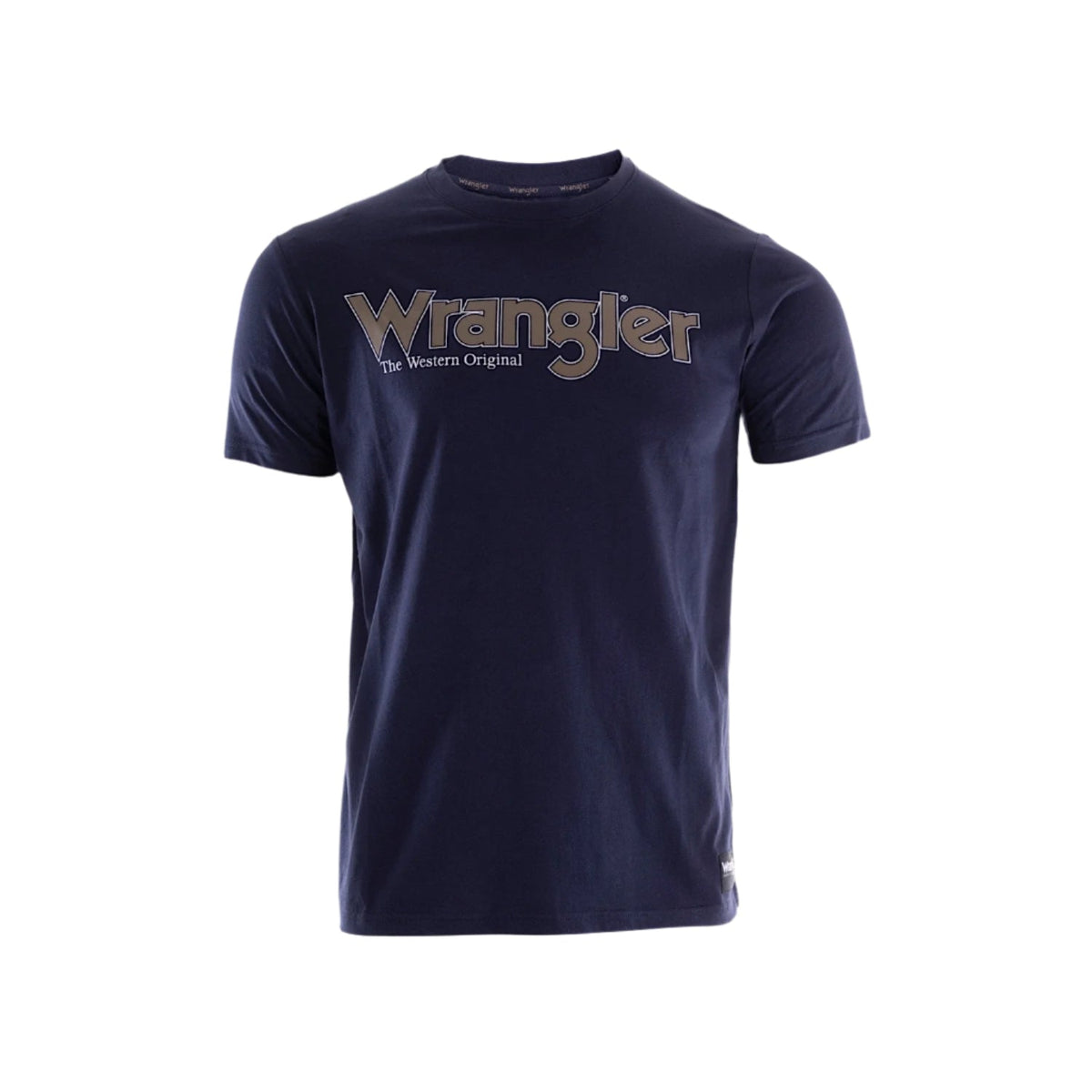 Wrangler Mens Ryder Logo S/S Tee - Navy