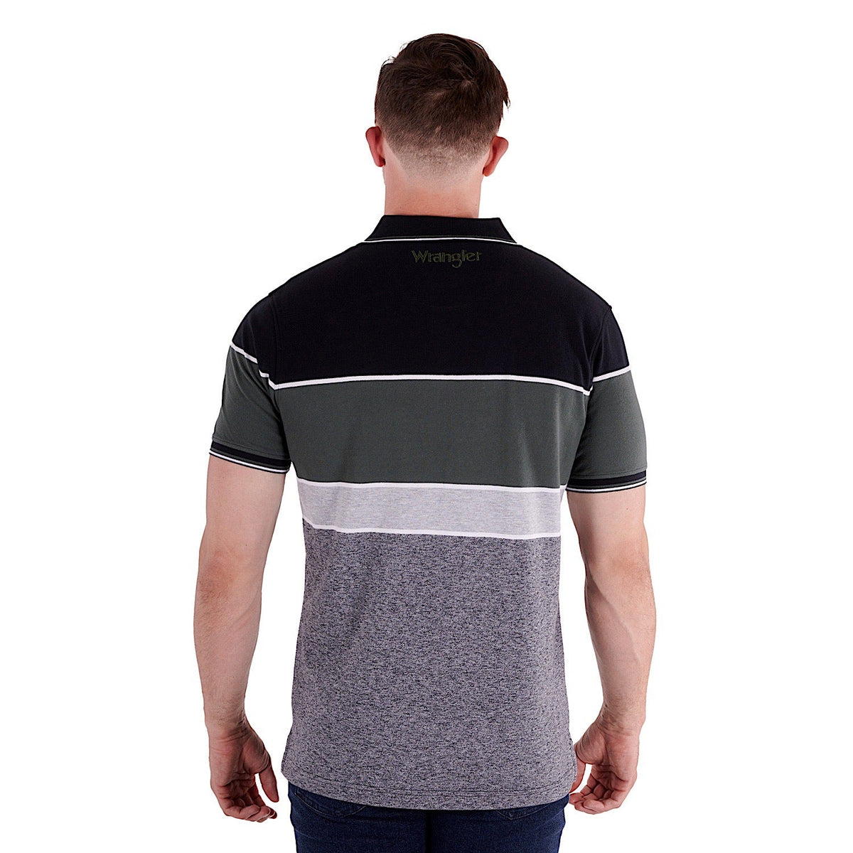 Wrangler Men’s Sam Polo Black/Cypress