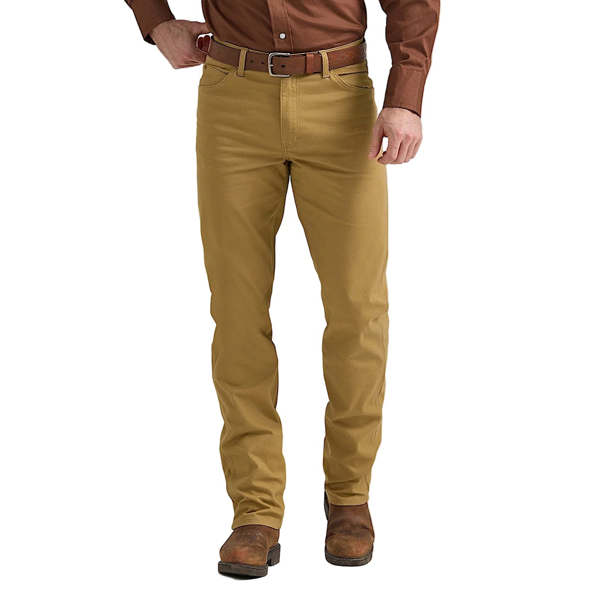 Wrangler Men’s Tough Comfort 47 Canvas Jean - Kelp