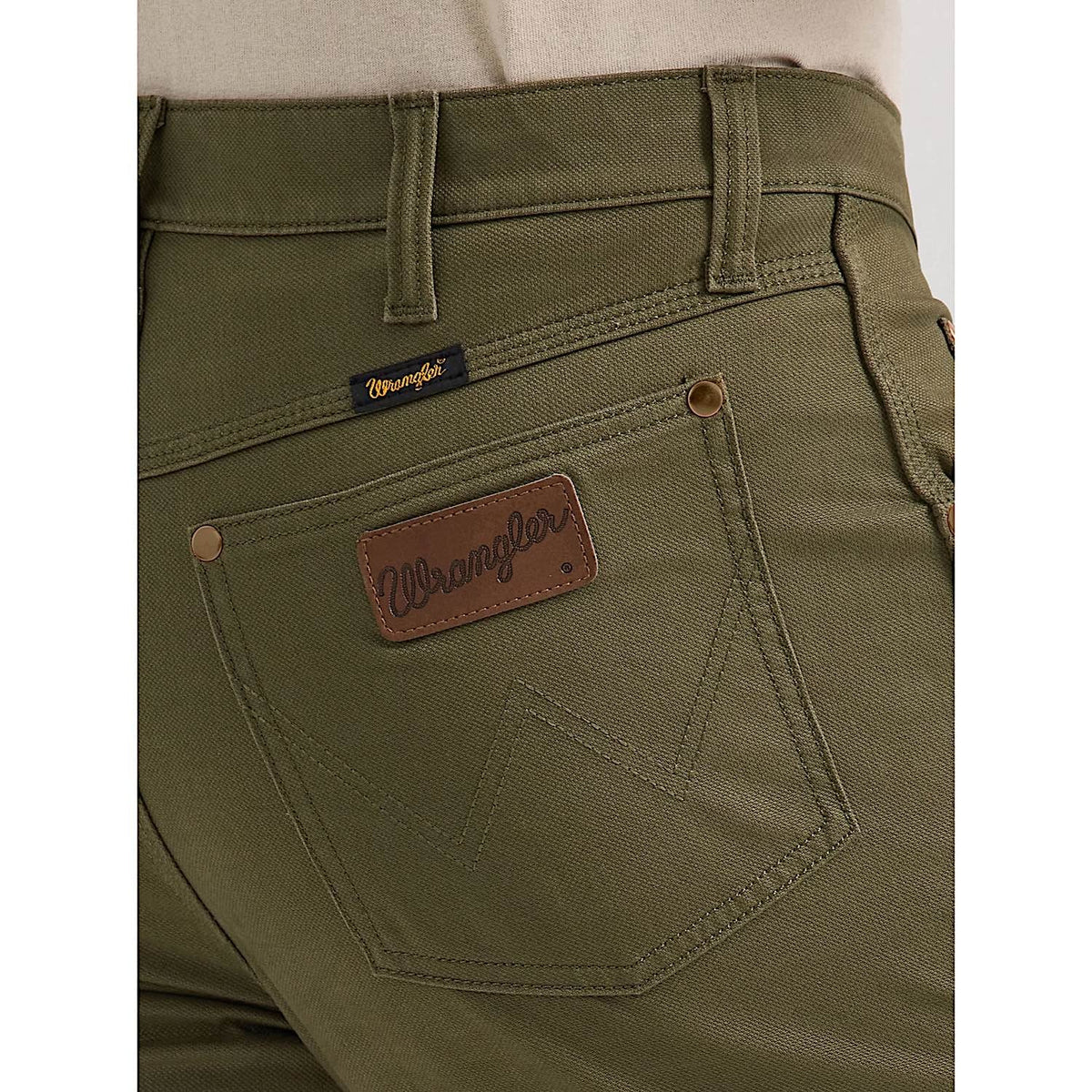 Wrangler Men’s Tough Comfort 47 Canvas Jean - Sea Turtle