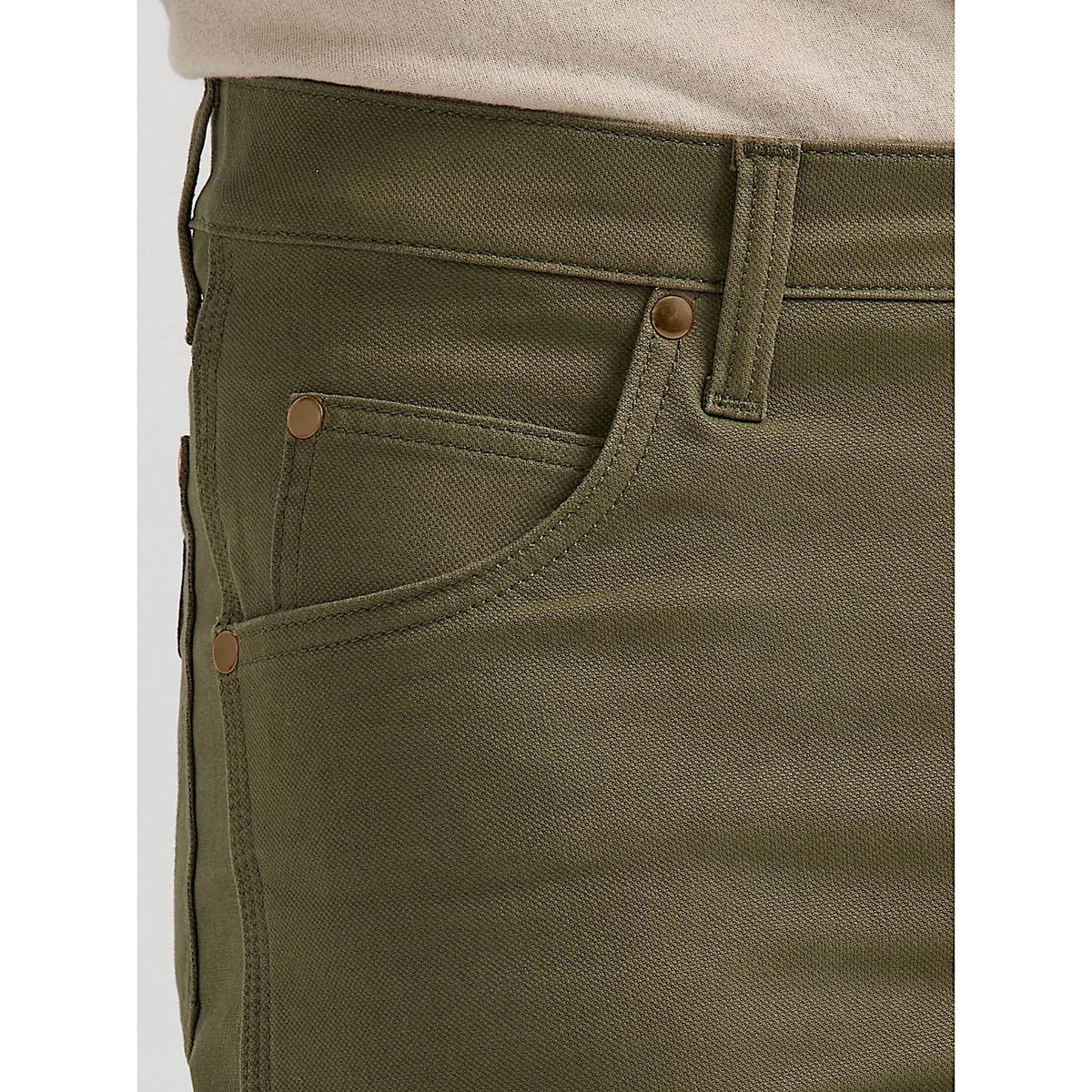 Wrangler Men’s Tough Comfort 47 Canvas Jean - Sea Turtle