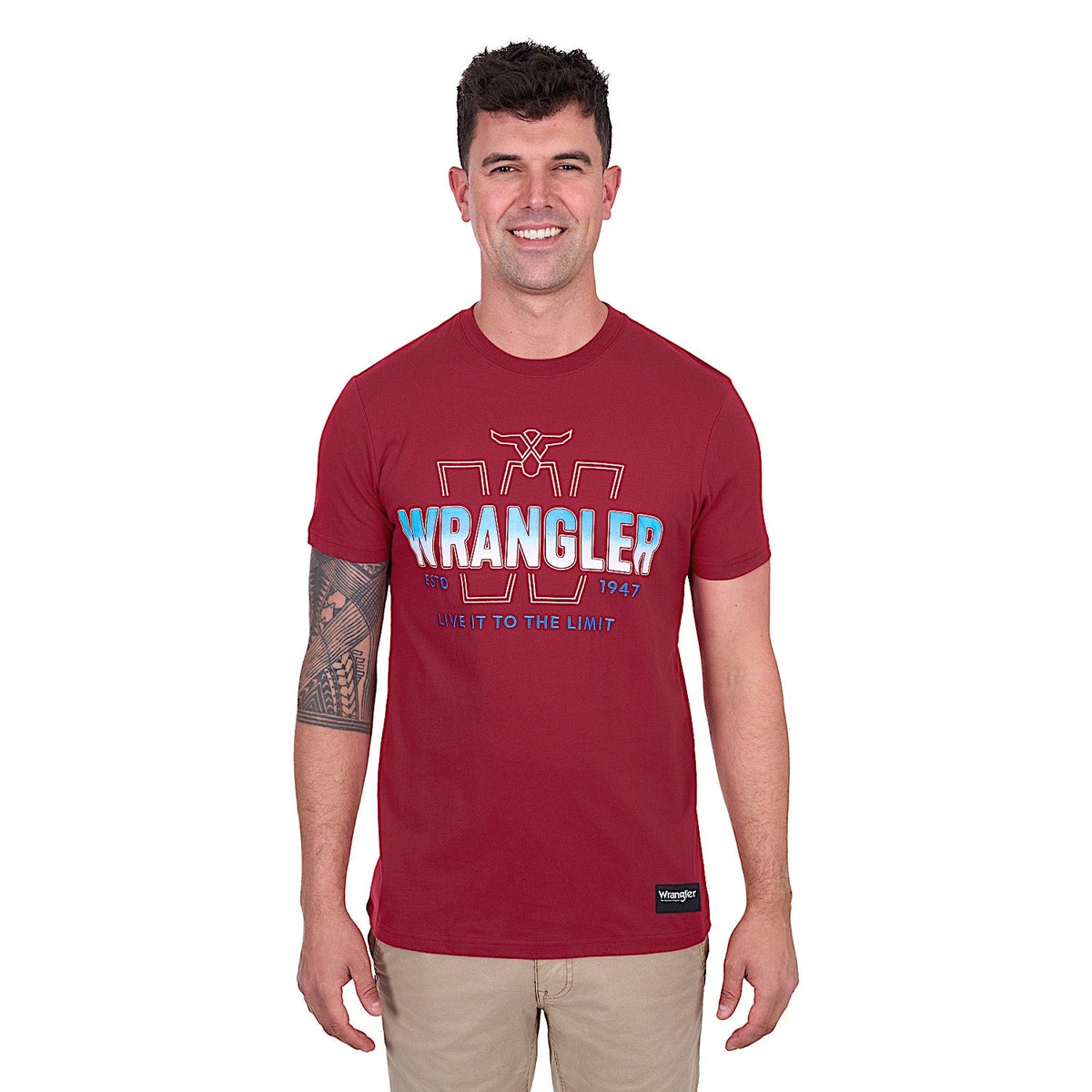 Wrangler Men’s Wesley Tee - Red