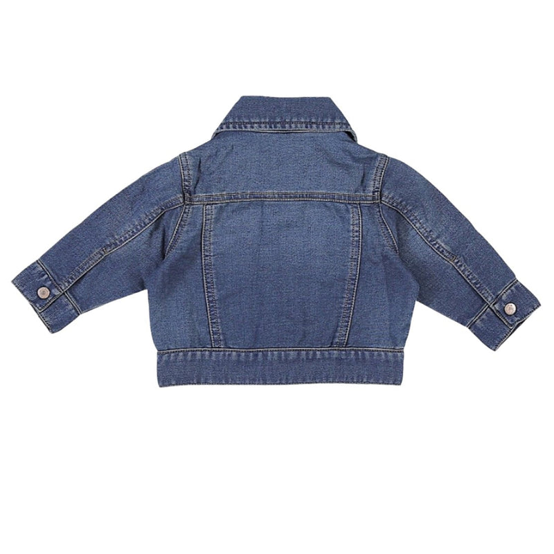 Wrangler Q Baby / Toddler Classic Denim Jacket - Dark Blue