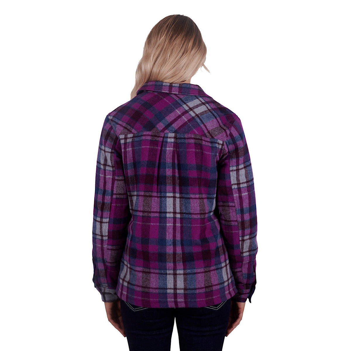 Wrangler Womans Nevada Shirt Jacket Pink