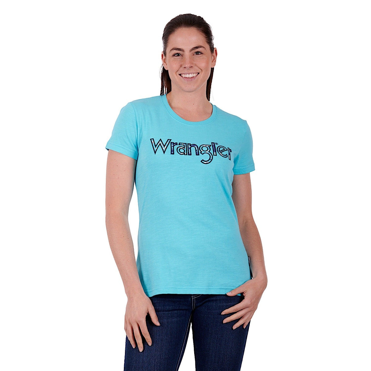 Wrangler Women’s Addison Tee Aqua
