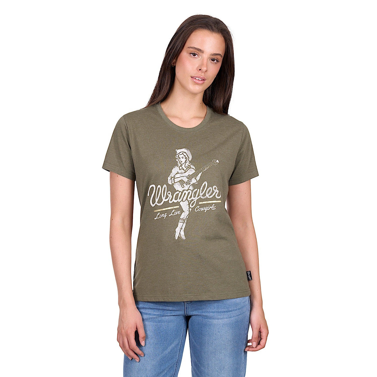 Wrangler Women’s Adriana T-Shirt - Khaki Marle
