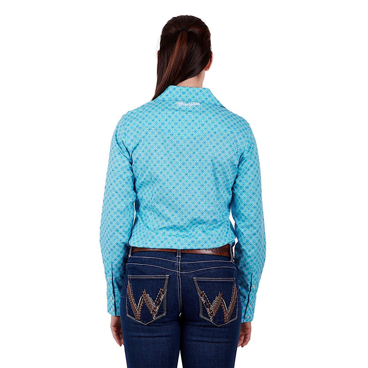 Wrangler Women’s Akilah Shirt Aqua