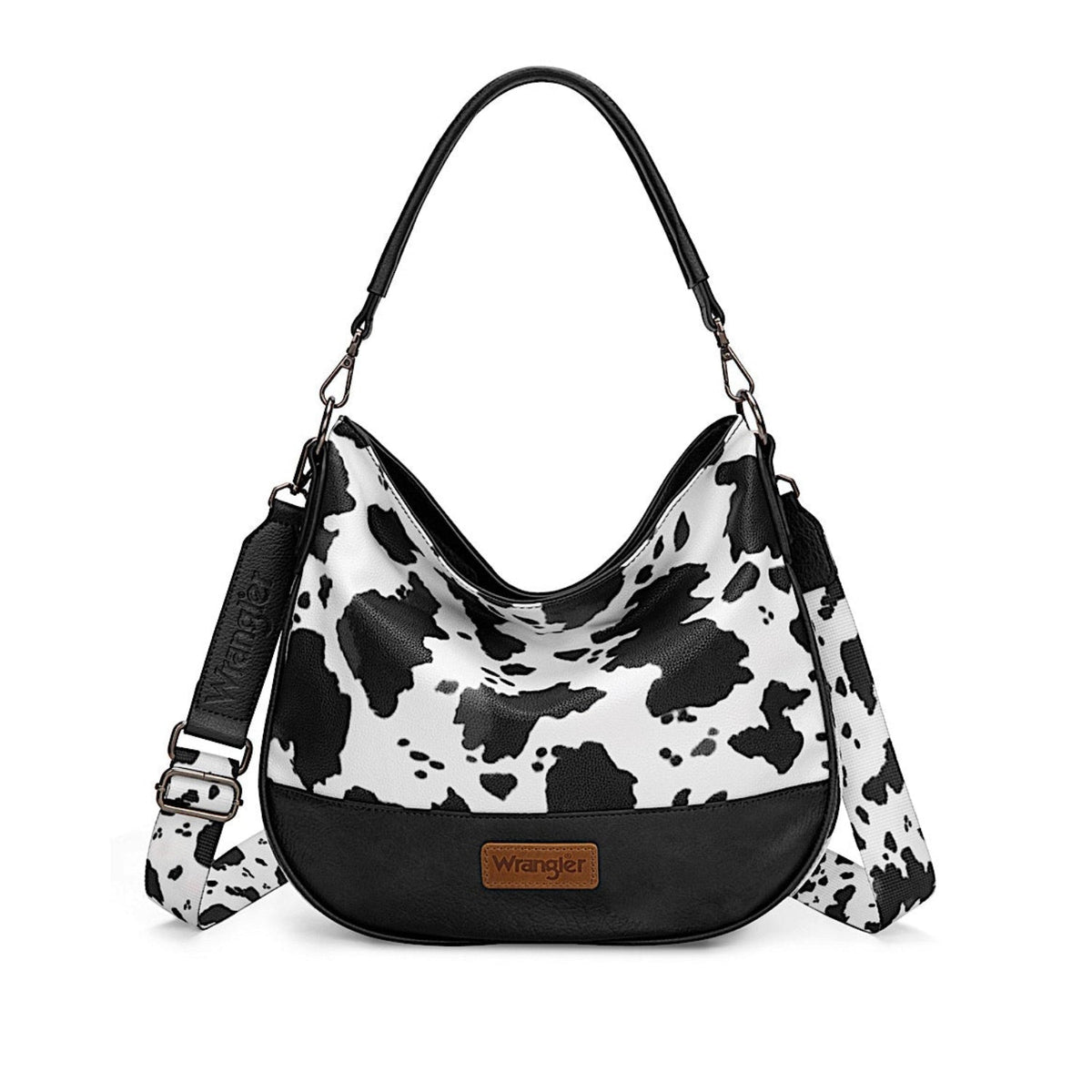 Wrangler Women’s Animal Print Slouch Bag - Black