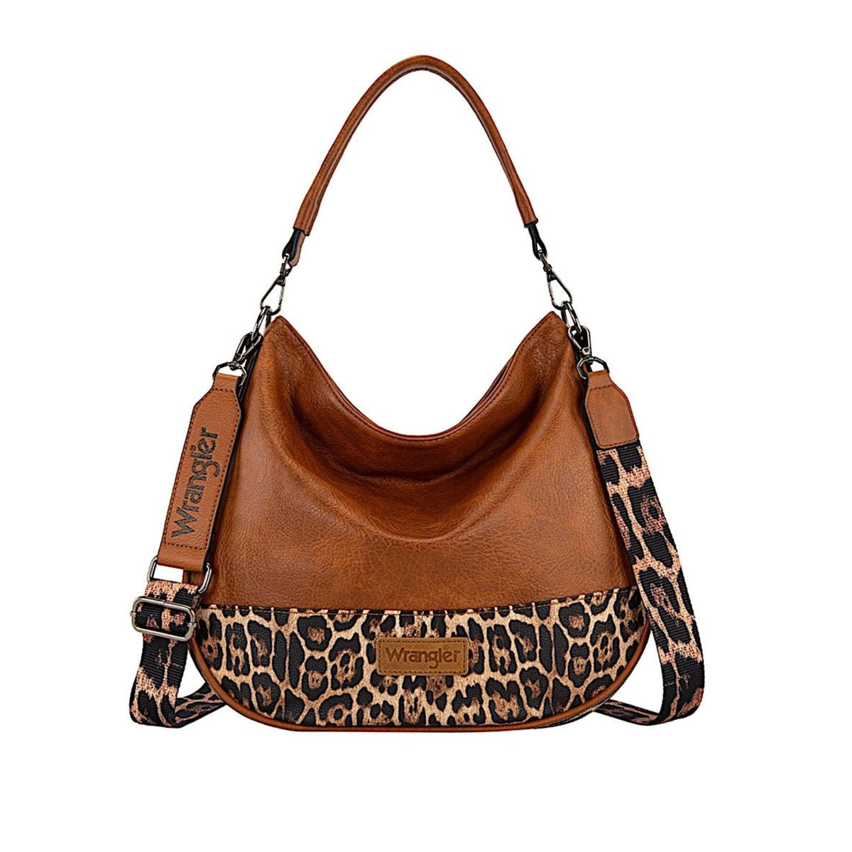 Wrangler Women’s Animal Print Slouch Bag - Leopard