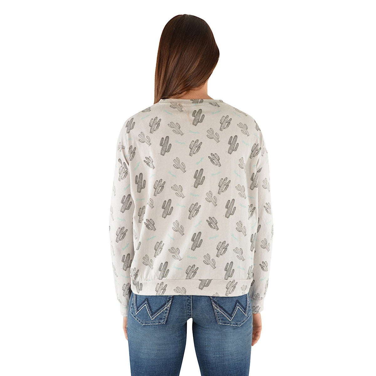Wrangler Womens Bonnie L/S Tee Grey