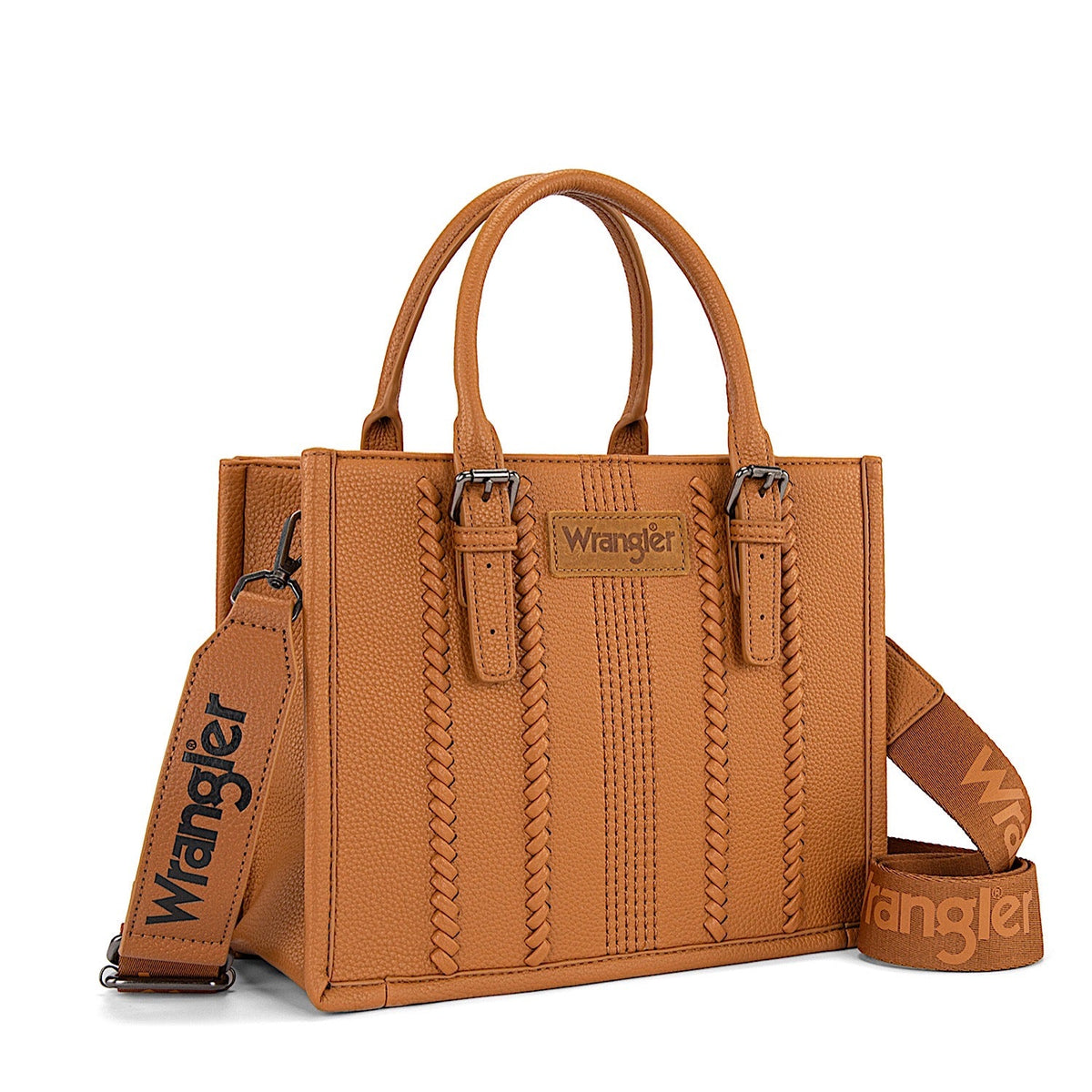 Wrangler Women’s Boston Stitch Crossbody Bag - Tan