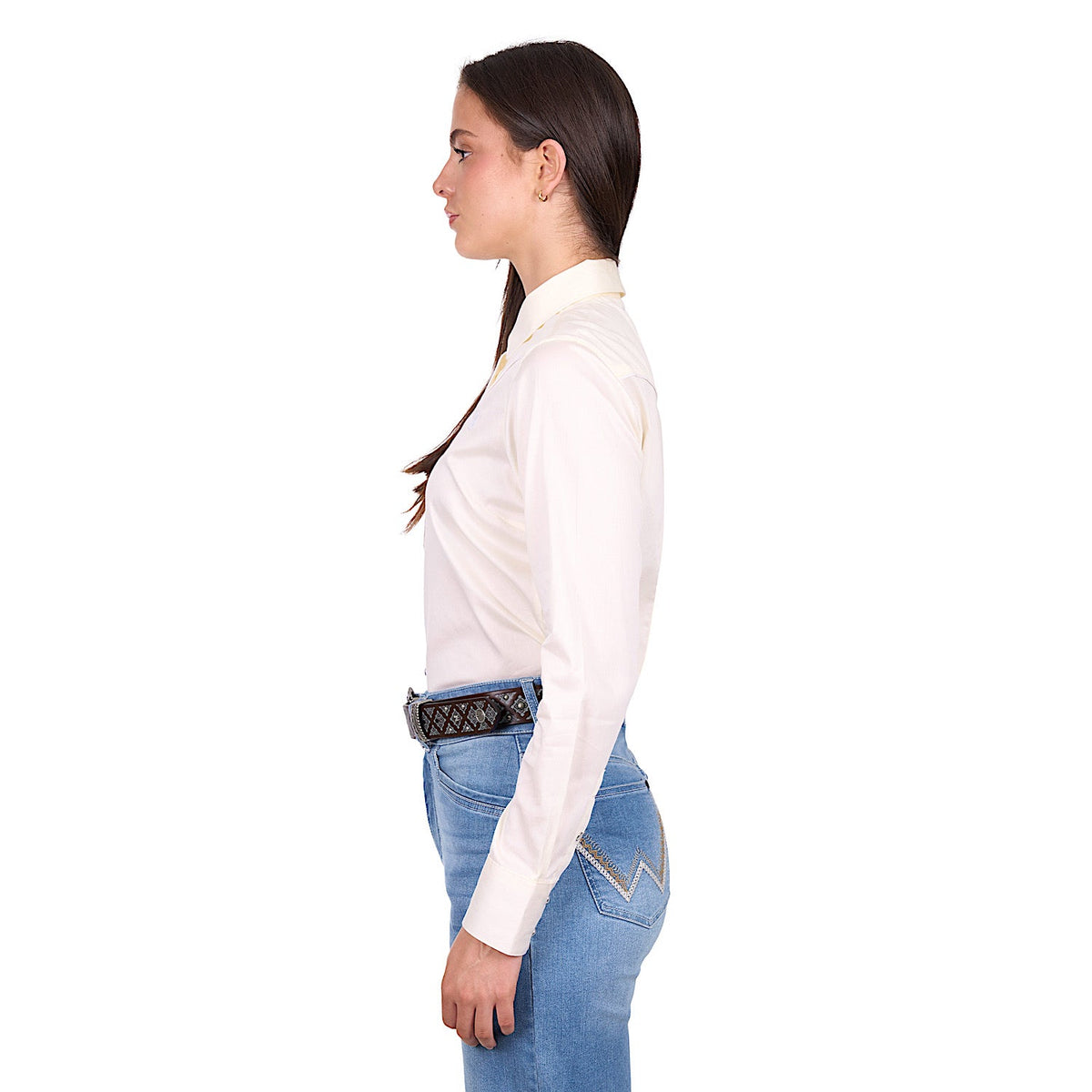 Wrangler Women’s Bridget Western Shirt - Cream